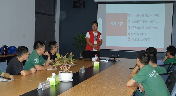 炎炎酷暑，紅十字救護培訓走進企業